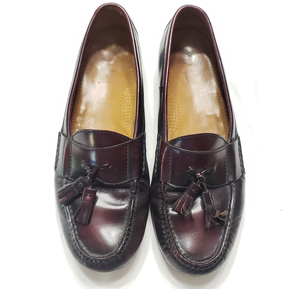 Cole Haan Other - COLE HAAN Brown Tassle Slip On Loafers 10 D